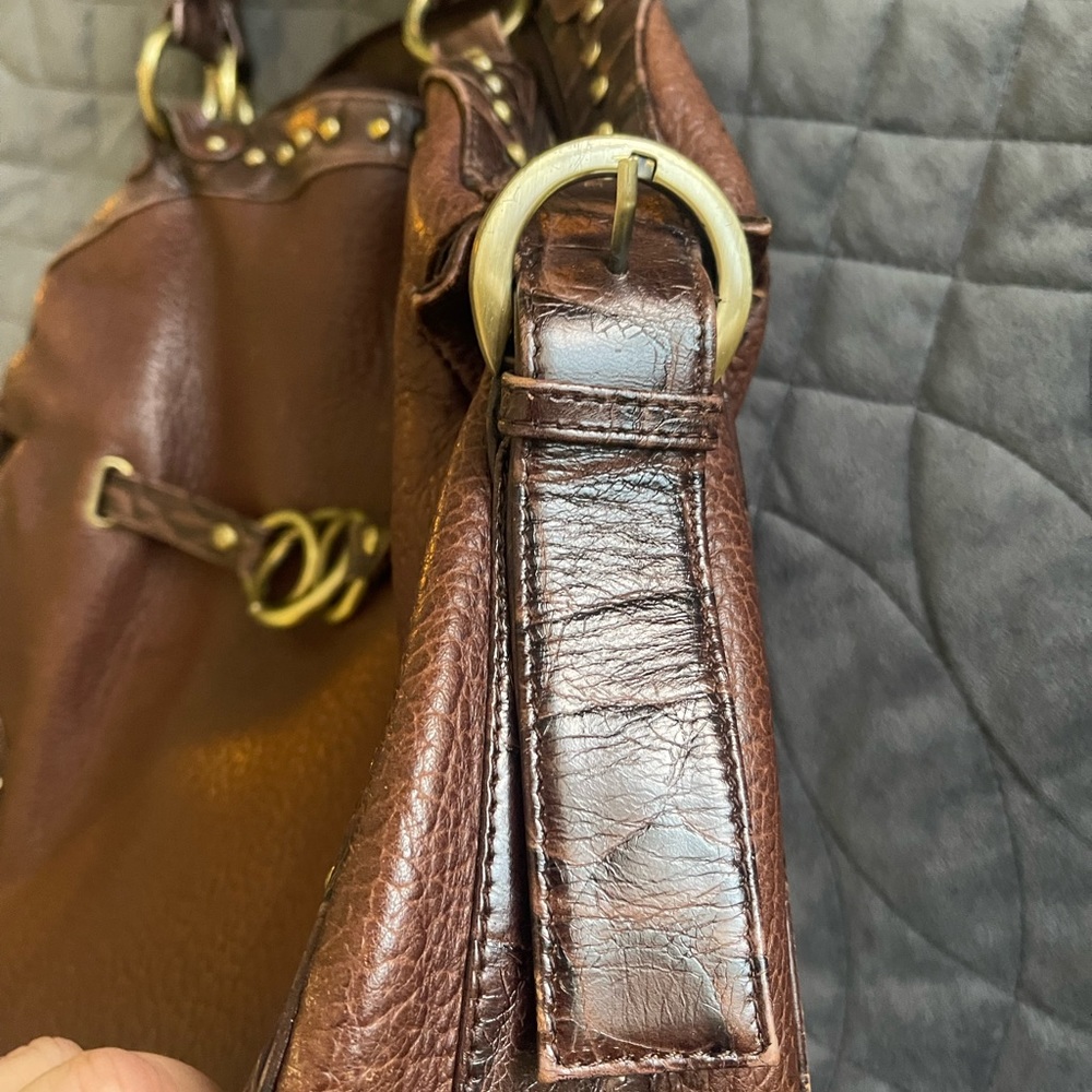 CODICE brown leather bag - Picture 8 of 10